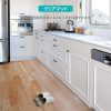 【拭くだけ】キッチンマット 透明 240×100cm クリアマット 1.5mm厚 拭ける PVCマット 床暖房対応 お手入れ簡単 台所マット ソフト エンボス加工 カットできる サラっとした手触り 清潔 ハードフロア/畳/フローリング対応 - 画像 (6)