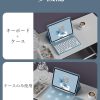iPad mini5 mini4 mini 1 2 3 キーボード ケース 丸型キー 可愛い カラーキーボード カラフル iPad Mini 第 5 世代 アイパッド ミニ5 丸い 分離式 キーボード付き カバー アップル ペンシル 収納可能 (mini1/2/3/4/5, ブルー) - 画像 (3)